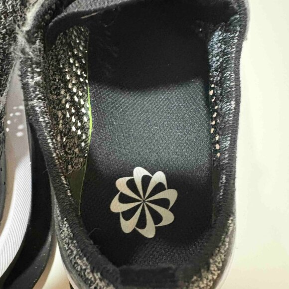 Nike Air Max Flyknit Racer - Black/White - Size 7.5 Women's - DM9073-001 - Picture 12 of 13